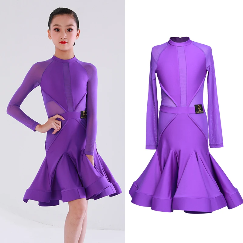 purple professional dress