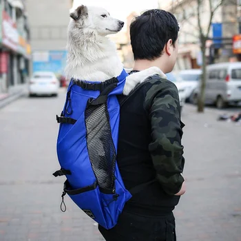 

Fashionable Red Travel Outdoor Puppy Chihuahua Puppy Backpack Breathable Soft Pet Dog Backpack