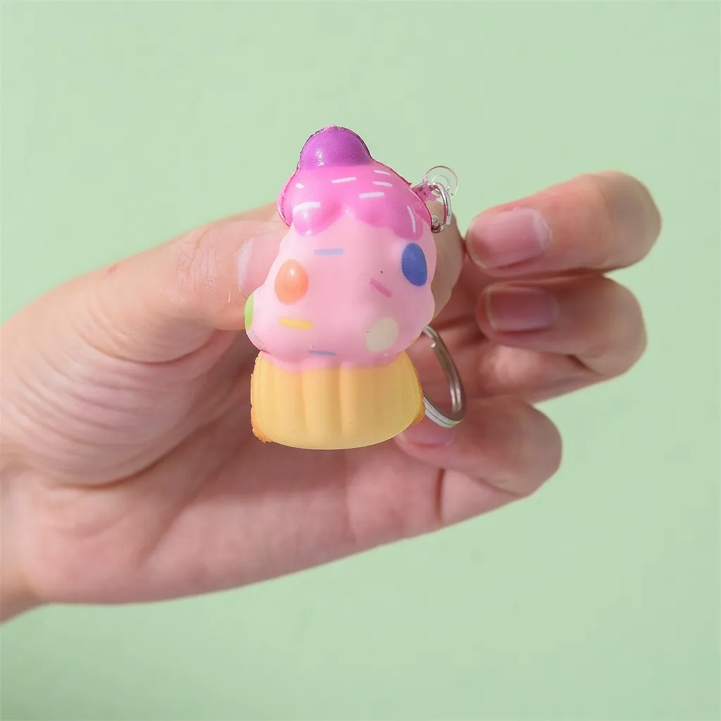 Забавная детская игрушка Kawaii очаровательное мороженое торт ароматический крем медленный брелок снятие стресса игрушка мягкий подарок игрушки для детей
