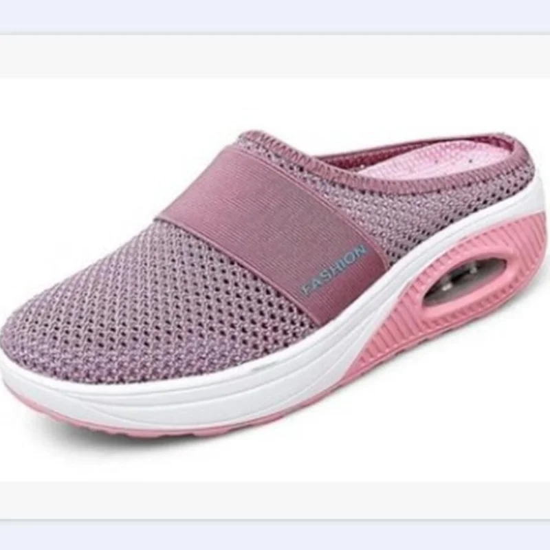 

2021 New Women Shoes Casual Increase Cushion Shoes Non-slip Platform Sneakers for Women Breathable Mesh Outdoor Walking Slippers