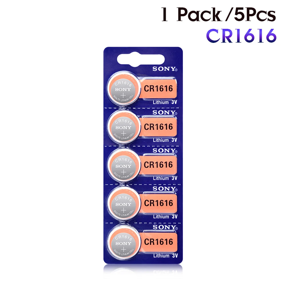 

25PCS CR1616 Button Cell Coin Batteries FOR SONY 100% Original cr 1616 3V Lithium Battery DL1616 ECR1616 LM1616 For Watch Toys