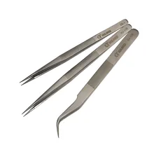 Hui Jia Qi удлиненный пинцет с острым носком алмазная живопись прямой Локоть Пинцет зубчатый Пинцет из нержавеющей стали водный Pla