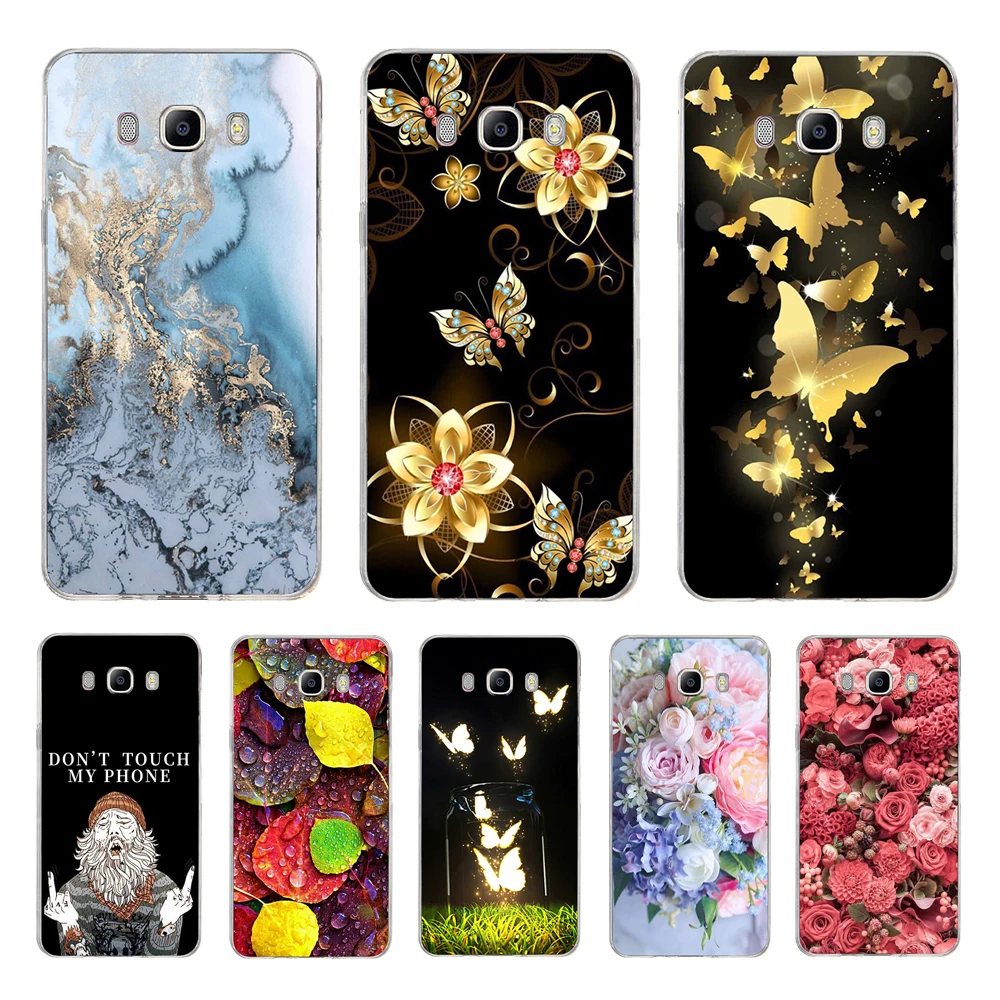 Funda de silicona suave para Samsung Galaxy, funda trasera de TPU para Samsung Galaxy J3, J5, J7, J4, J6, 2016, 2017, 2018, J510, J530, J710, J730