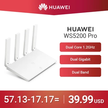 

HUAWEI WS5200 Pro Dual Core Wireless WiFi Repeater 1167Mbps 2.4GHz 5GHz Dual Band High Gain Antennas Easy Setup Wider Coverage