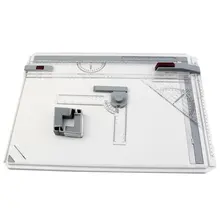 Planche à dessin Portable A3 avec règles parallèles, Clips d'angle, verrouillage de tête, Angle réglable, outils de dessin d'art