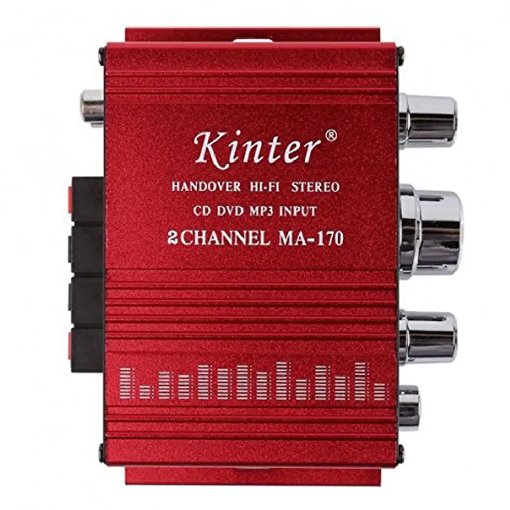 DC 12V Малый аудио усилитель мощности домашний кинотеатр для Kinter MA170