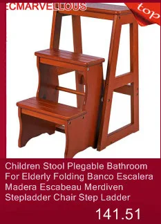Детский табурет для ванной комнаты Sgabelli Cucina Scaletta Legno Merdiven Stepladder Chair Escabeau