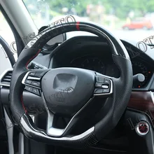 Настоящее углеродное волокно рулевое колесо подходит для Honda ACCORD 10th genneration углеродное волокно рулевое колесо