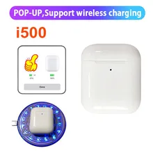 I500 Tws беспроводные Bluetooth наушники 8D Super Bass Handsfree 1:1 размера i 500 Tws настоящие беспроводные наушники для Android Iphone Touch Headset Charging-Earphones Earpiece Replica Bluetooth Earbuds