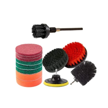 

Hot Sale 14Piece Drill Brush Attachments Set,Scrub Pads & Sponge, Power Scrubber Brush with Extend Long Attachment All Purpose C