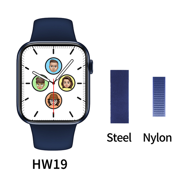Smartwatch Series 6 Smart Watch Men Women HW19 plus Heart Rate Monitor pk W26 W37 P8 plus HW22 pro max D20 Y68 IWO 13