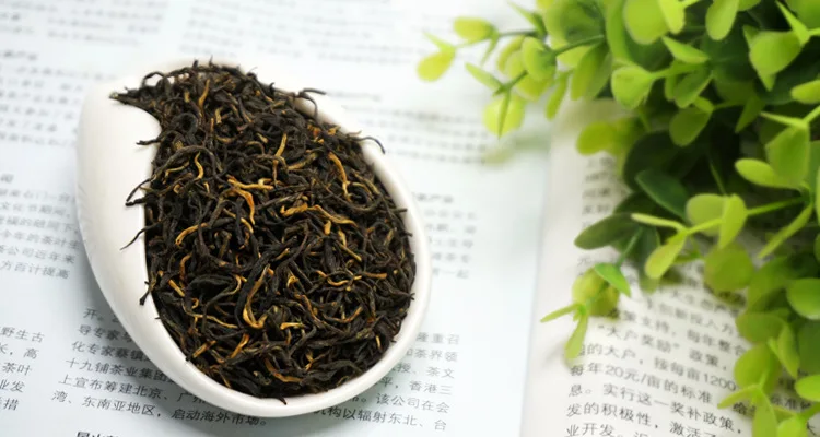 Китайский черный чай Wuyi Jin Jun Mei, 250 г, черный чай Jinjunmei, Kim Chun Mei, красный чай для похудения, забота о здоровье