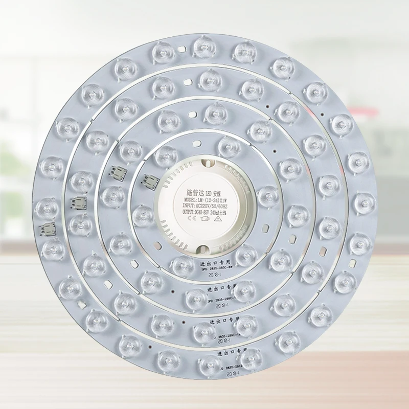 10 шт. светодиодный ретрофит панель округлая с лампочками трехцветный