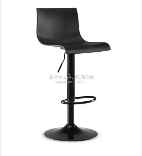 

Morden Bar Chair Simple High Dining Chair Home Stool Bar Chair Rotating and Lifting Bar Stool High Stool Back Bar Chair 2 Colors