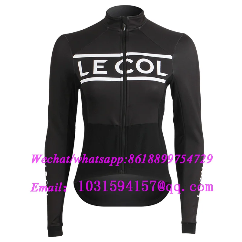 le col cycling jersey winter clothes women long sleeve bike maillot roupa ciclismo invierno hombre roupa ciclismo feminina mujer - Цвет: jersey