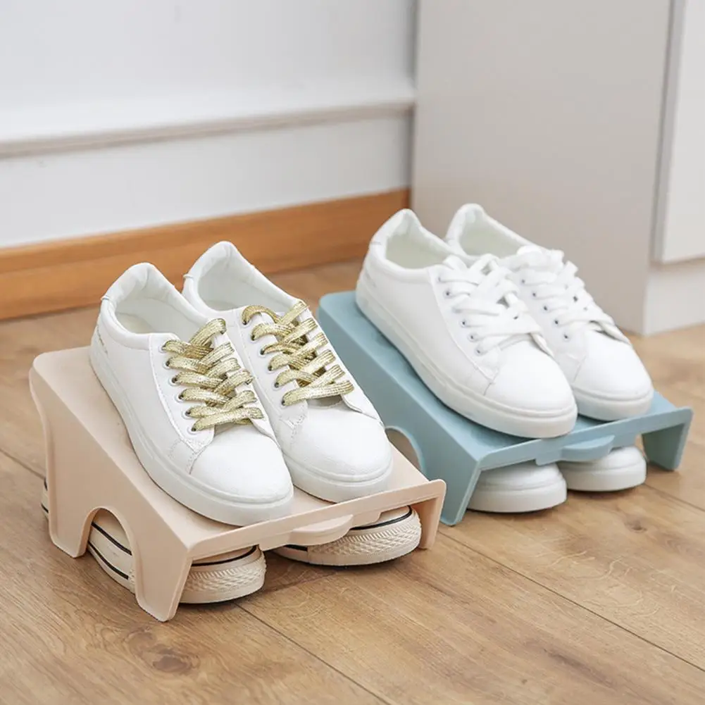 Shoe Holder Storage Rack Double Shelf