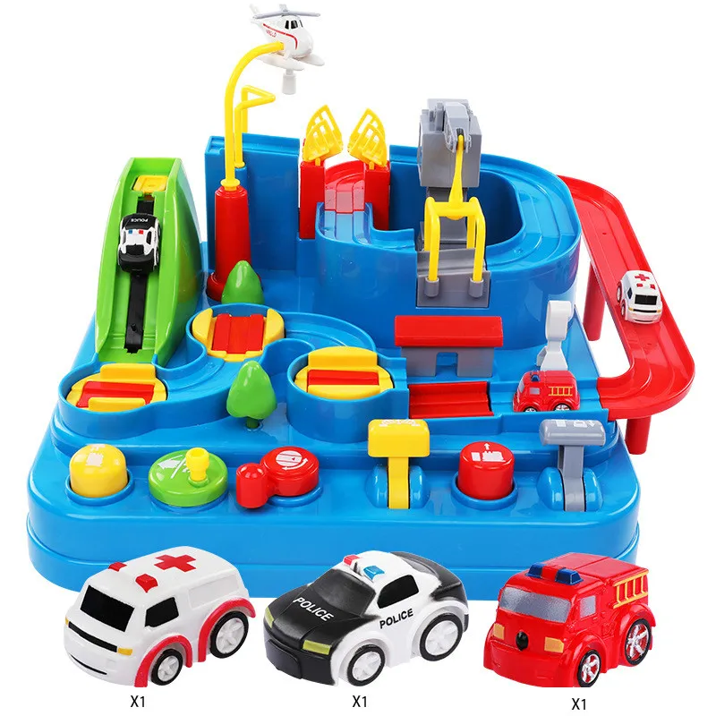 

2019 best-selling Thomas small train track set big adventure rescue kit car Shaoguan adventure children's toy car track car toy