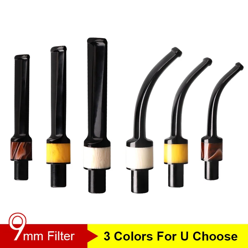 Mouthpieces Tobacco Pipes Smoking Pipe Mouthpiece Stem Pipe Mouthpiece 9mm Filter Cigar