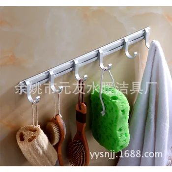 

Over Door Hooks For Clothes Hangers Stainless Adhessive Bathroom Accessories Clothes Hook Bathrobe Hanger Wall Ring CFV300B 3