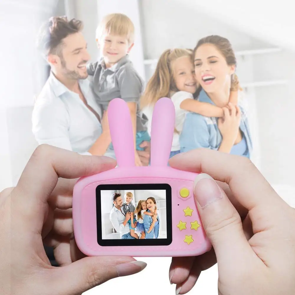 Детская камера подарки для детей 12MP HD экран мини цифровая игрушки ударопрочный