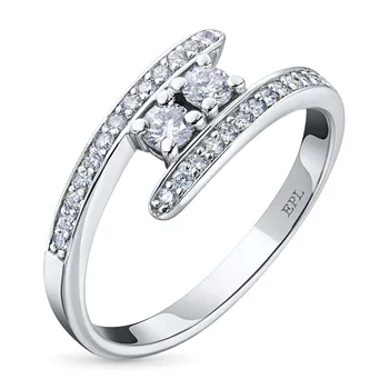 

Ring in white gold with diamonds e0901kts02185400