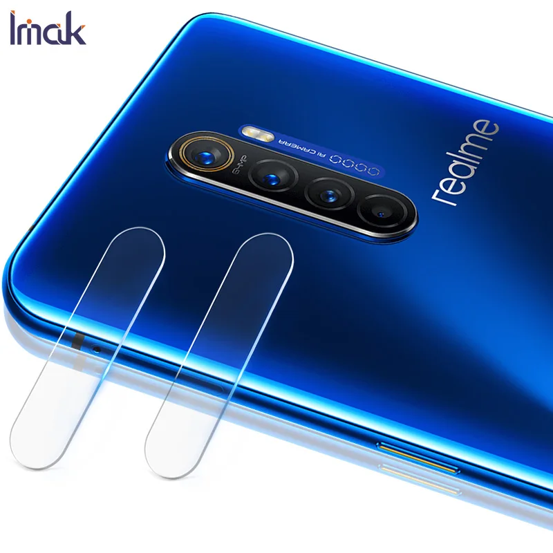Imak 2 шт./упак. износостойкая Защитная пленка для объектива камеры Realme X2 Pro из