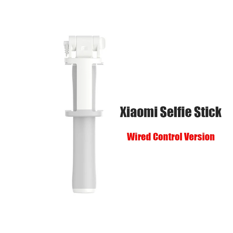 Grey Wired Version Оригинальная Xiaomi mi палка для селфи для телефона с Bluetooth mi ni Selfiestick/Проводная версия для iPhone X 11 PRO Xiao mi huawei samsung - Цвет: Grey Wired Version