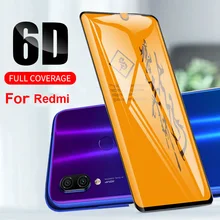 6D полное покрытие из закаленного стекла для Red mi Note 5 Global Note 7 6 Pro стекло для mi A3 A2 lite Red mi 5Plus Red mi 7 S2 Red mi 6Pro 6 6A