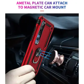 

10pcs/lot Car Ring Bracket Armor Phone Case For Xiaomi CC9 Pro Note 10 Pro Play For Redmi 7A 8 8A K30 Note 8T