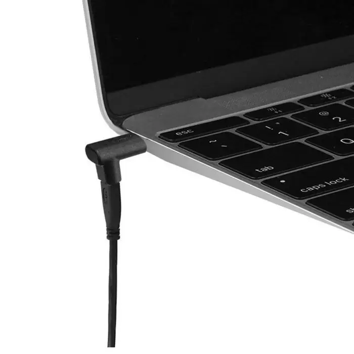 90 градусов USB 3,1 type C Мужской и женский правый угловой конвертер адаптер Черный OUJ99