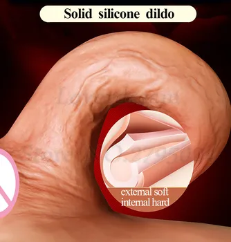 Skin Feeling Hollow/Solid Silicone Lesbian Strapon Dildo Panties Real Male Dick Sex Toys For Women Men Underwear Penis Pants 5