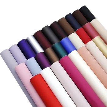 

David accessories 50*140CM Plain Matte Sliced Faux Synthetic Leather Fabric for Earrings Hairbow Handbag Making ,1Yc12165