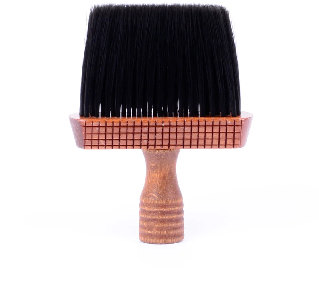 Soft Hair Cleaning Brush Scan Face Neck Broken Hair Wood Handle Duster
