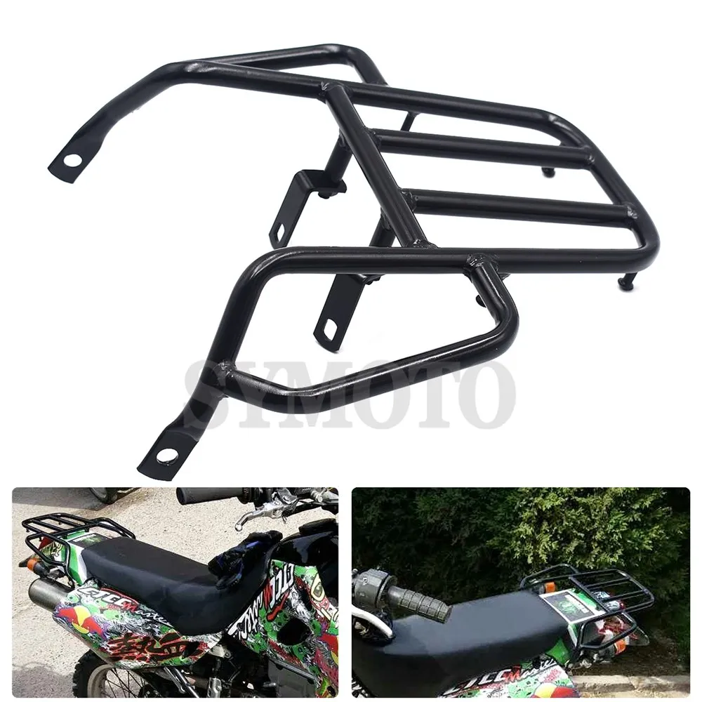 Motorcycle Rear Luggage Rack Fender Luggage Rack Cargo Saddlebag Holder Shelf Bracket For Kawasaki KLX250 KLX 250 1993-2007