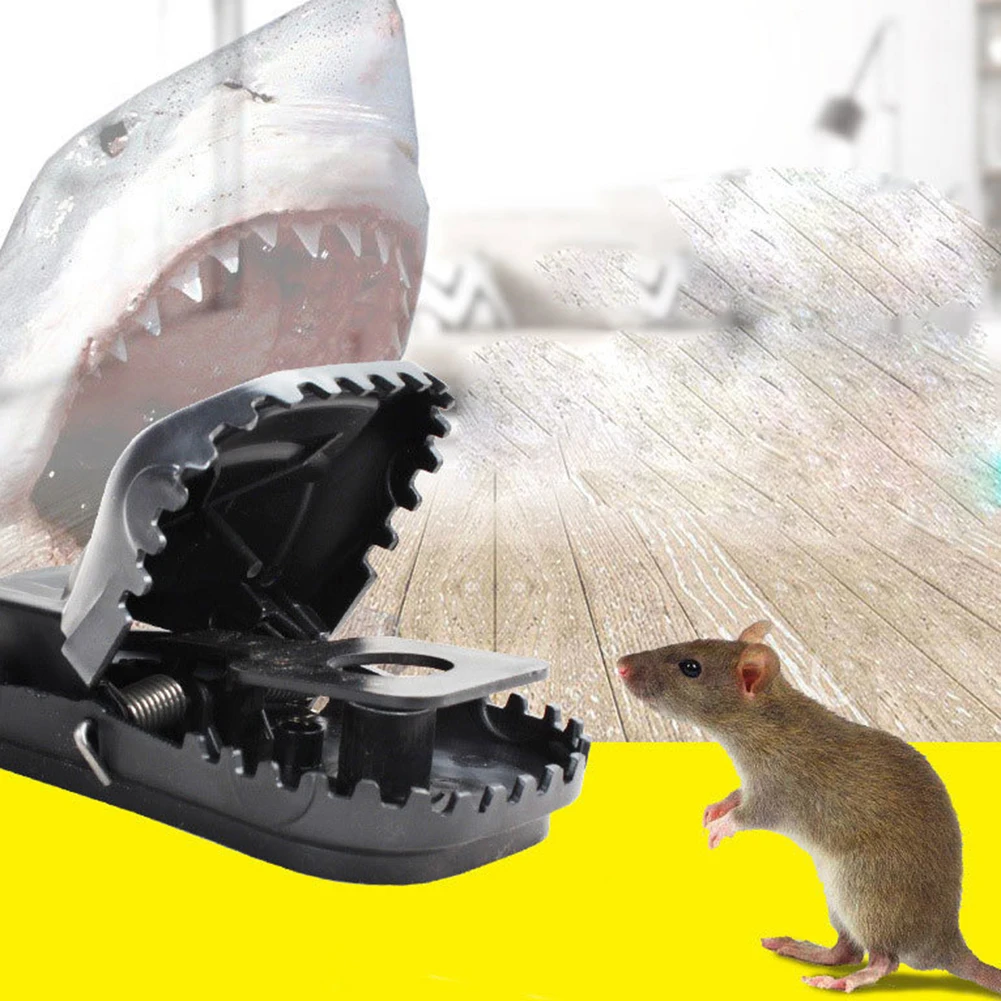 

1pcs Reusable Plastic Rat Catching Mice Mouse Traps Mousetrap Bait Snap Spring Rodent Catcher Pest Control