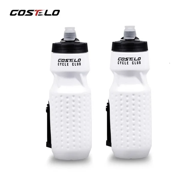 White 2 Pcs Innovation Magnetic bottle mount cage Bike Bicycle Water Bottles out sports Water Bottle,710ml Flask Pressing - Цвет: White 2 Pcs