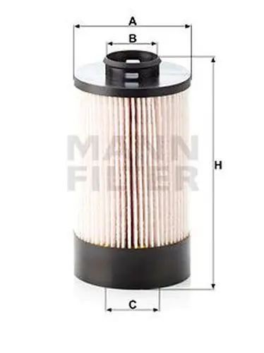 Фильтр топливный IVECO DAILY 2.3D-3.0D 06 MANN-FILTER PU9002/1Z