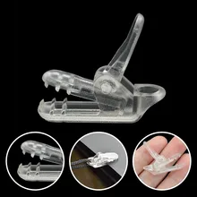 

10 Pcs Transparent Crocodile Awning Clamp Tarp Clips Snap Hangers Tent Camping Survival Tighten Outdoor Camping Awning Clamp