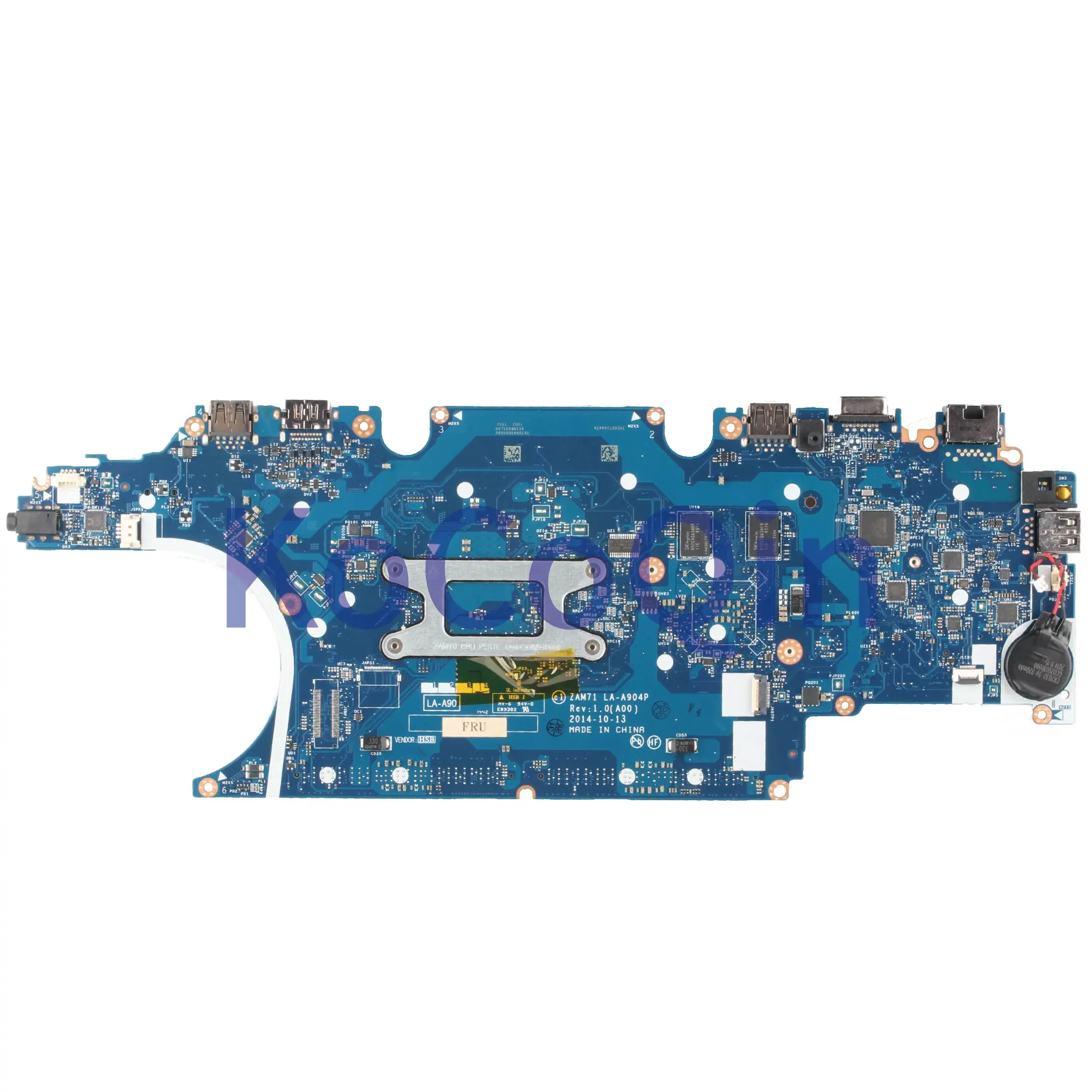 KoCoQin Laptop motherboard For DELL Latitude E5450 0FT730 CN-0FT730 SR23X i5-5300U CPU ZAM71 LA-A904P Mainboard perfect work