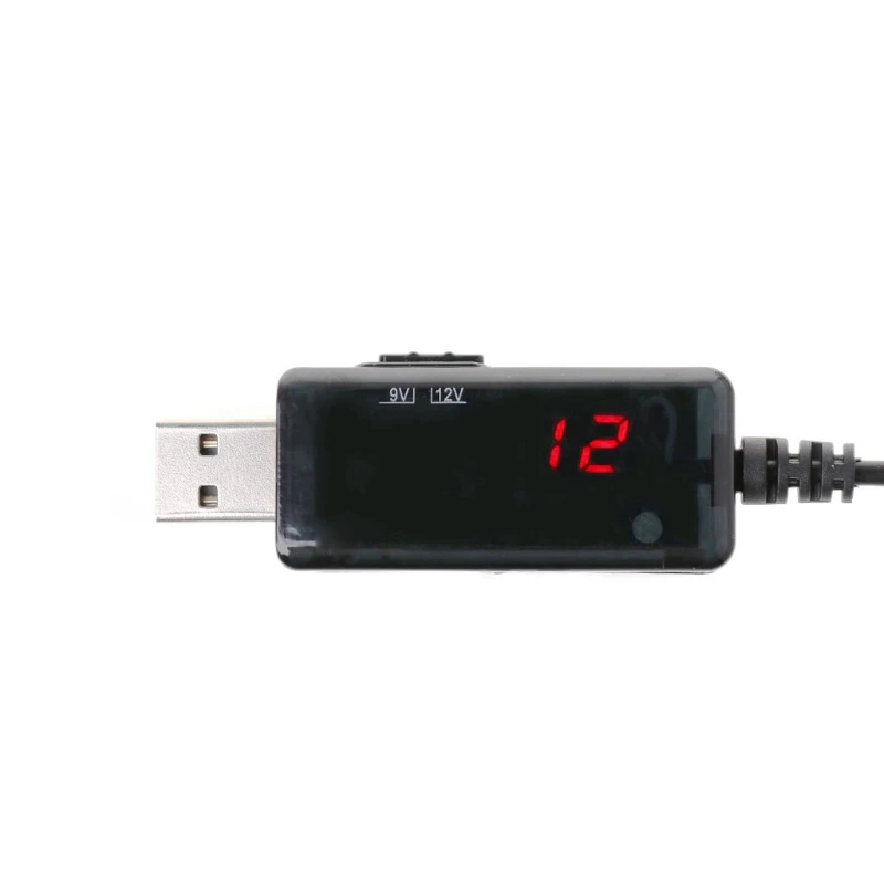 Повышающий преобразователь постоянного тока 5 В до 9 в 12 В USB повышающий адаптер питания с дисплеем поддержка дропшиппинг