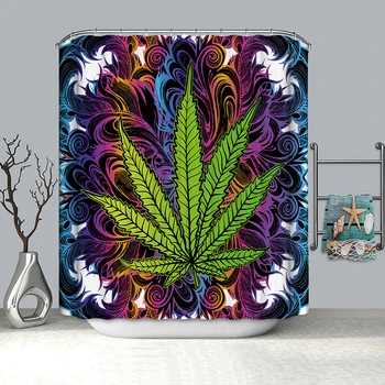 

leaves bathroom curtain for bathroom drop shipping curtain shower new arrival polyester fabric bath curtain bathroom