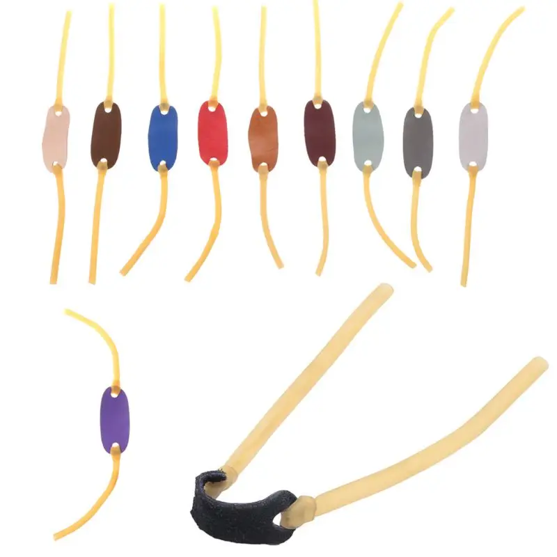 

1PC 6*9mm Elastic Rubber Band Bungee Replacement For Slingshot Catapult Hunting