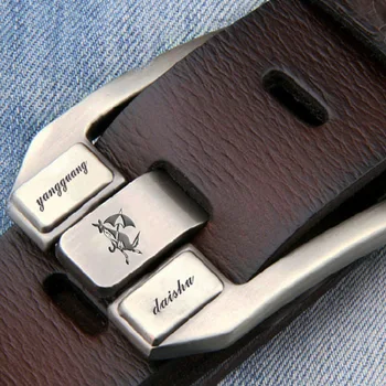 

Men Belt Cow Genuine Leather Designer Belts for Men High Quality Fashion Vintage Male Strap for Jeans Waist Business Cow Skin