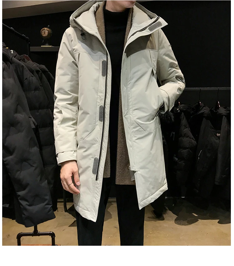 Men's Winter Men's Black Fashion Casual Fashion Top Men's Down Jacket