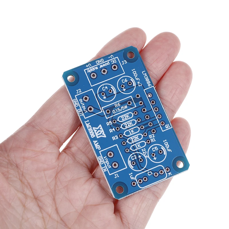 DC+ 20-28V 68W LM3886 TF HIFI усилитель мощности плата PCB параллельная голая доска