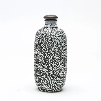 

GIEMZA Wine Bottles 500ML Small Ceramic Empty Wine Bottle with Lid Accessories Puree Home Brew Craft Beer Jar