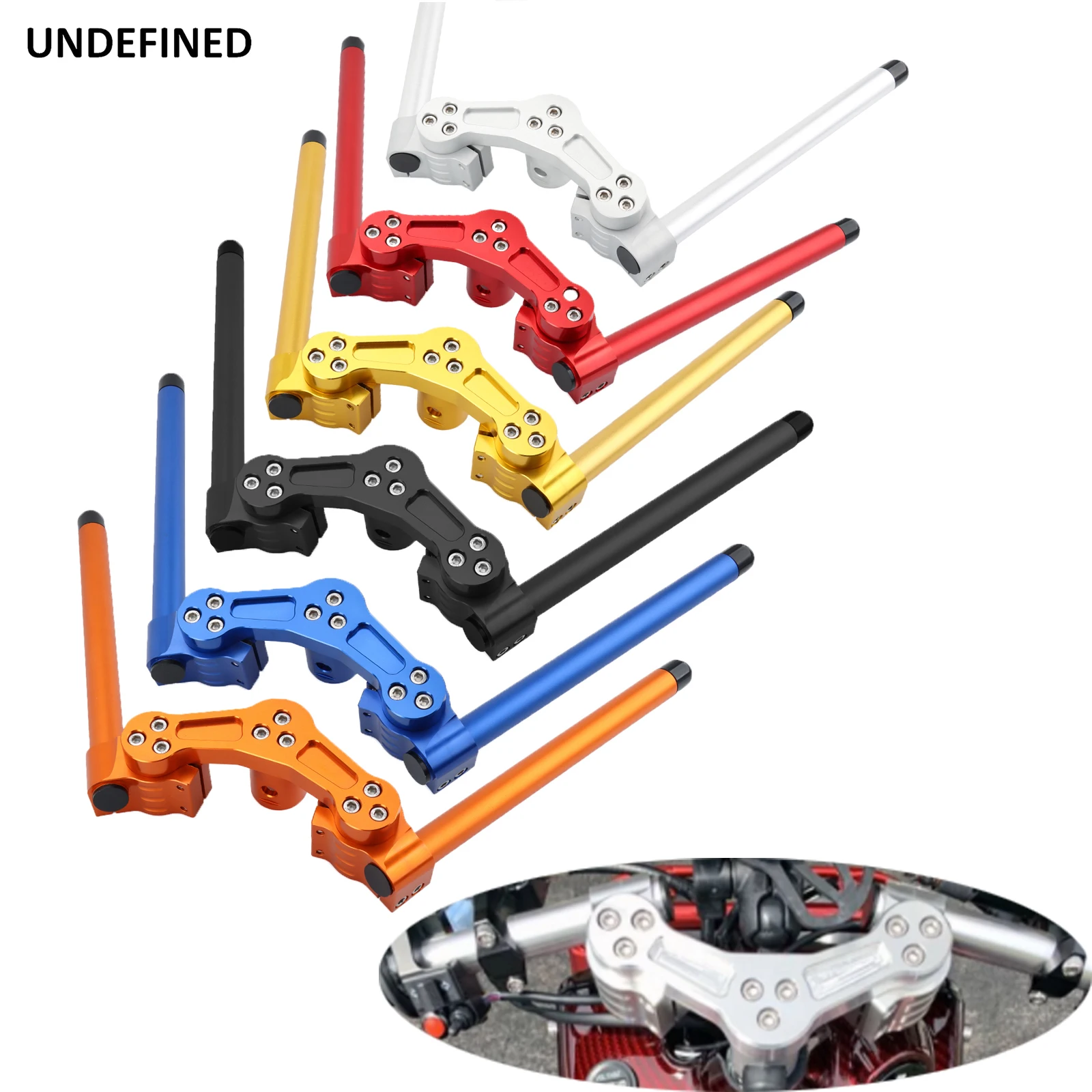 

For Honda Ruckus Zoomer NPS50 Handle Bar Motorcycle CNC Aluminum Handlebar Modified Parts Scooter Universal