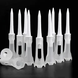 25Pcs Golf Tools Tees Soft Rubber Low Resistance  Plastic 83MM Golf Tees Rubber Cushion Durable Golf Tees Golf Accessorie