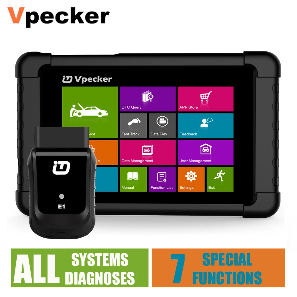 VPECKER Easydiag WiFi Professional OBD2 Automotive Scanner Tablet ABS SRS Reset Oil DPF Car Diagnostic Tool OBD2 WIFI Scanner