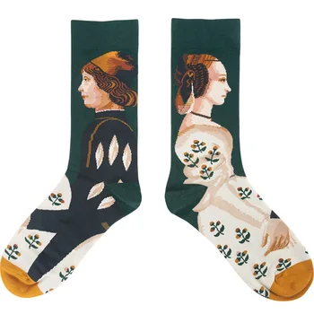 

10pcs/lot High Quality Autumn and Winter New Personality Creative Color Tide Socks Men and Women Cotton Couple Socks Tube Socks